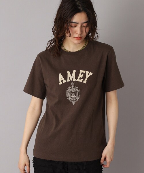 可愛いクリスマスツリーやギフトが！ Americana（アメリカーナ）【別注】カレッジTシャツ（Tシャツ トップス