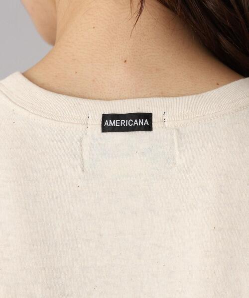 Americana（アメリカーナ）【別注】カレッジTシャツ