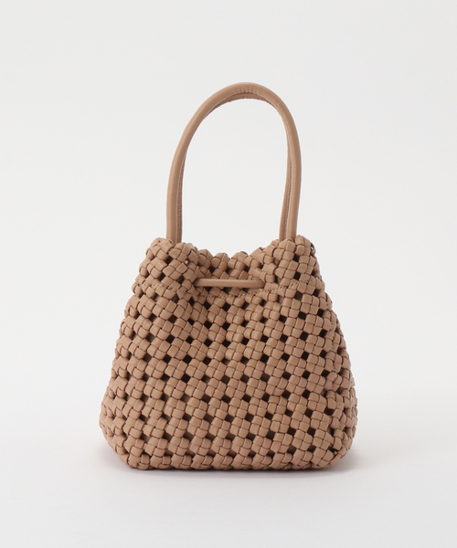 JOURNAL STANDARD relume（ジャーナルスタンダード　レリューム）の「【REMI/REID/レミアンドリード】 BUCKET MINI WOVEN:バッグ（ハンドバッグ・レディース・ホワイト系その他/ベージュ・FREE）」の6枚目の写真