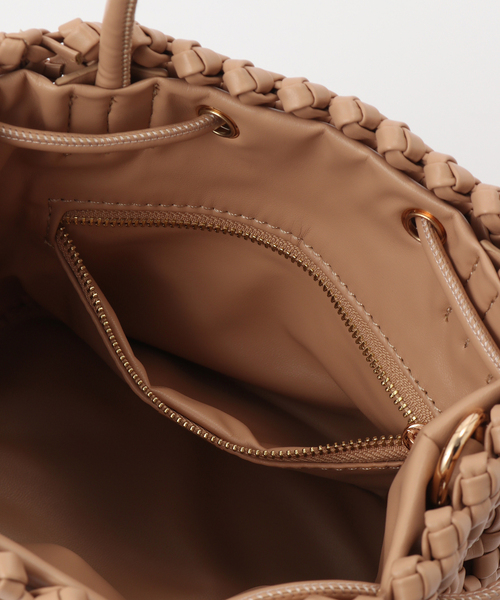 JOURNAL STANDARD relume（ジャーナルスタンダード　レリューム）の「【REMI/REID/レミアンドリード】 BUCKET MINI WOVEN:バッグ（ハンドバッグ・レディース・ホワイト系その他/ベージュ・FREE）」の9枚目の写真
