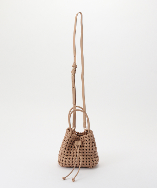 JOURNAL STANDARD relume（ジャーナルスタンダード　レリューム）の「【REMI/REID/レミアンドリード】 BUCKET MINI WOVEN:バッグ（ハンドバッグ・レディース・ホワイト系その他/ベージュ・FREE）」の11枚目の写真