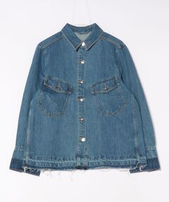 コクーンデニムワンピース EM25s011【EIGHTHMONTH】（ワンピース