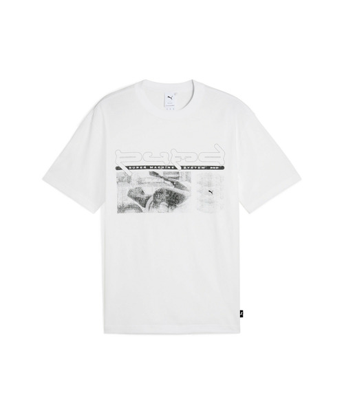 PUMA（プーマ）の「PUMA プーマ メンズ グラフィックス マシン 半袖 Tシャツ（Tシャツ/カットソー・メンズ・ホワイト/ブラック/ブルー・MEDIUM/SMALL/LARGE/X-LARGE/X-SMALL）」の8枚目の写真