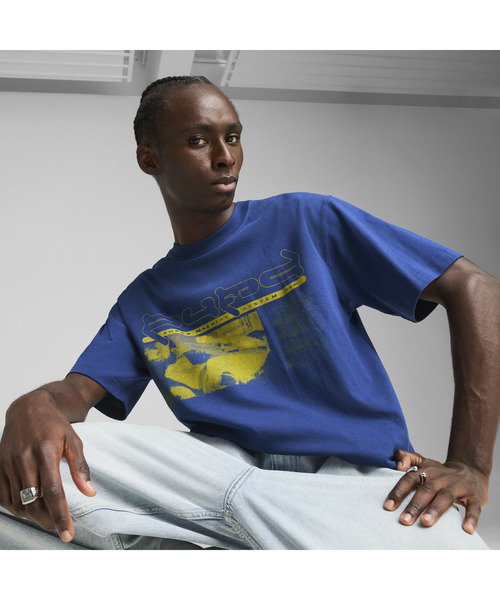 PUMA（プーマ）の「PUMA プーマ メンズ グラフィックス マシン 半袖 Tシャツ（Tシャツ/カットソー・メンズ・ホワイト/ブラック/ブルー・MEDIUM/SMALL/LARGE/X-LARGE/X-SMALL）」の13枚目の写真