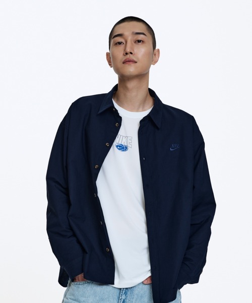 大人気 NIKE CLUB オーバーサイズ オックスフォード シャツ セール】ナイキ クラブ メンズ オーバーサイズド ロングスリーブ