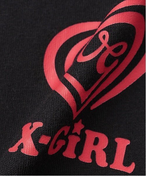 X-girl Stages(エックスガールステージス)の「MIXロゴ肩あきTワンピース(ワンピース・キッズ・オレンジ/ブラック/ラベンダー・120cm/110cm/90cm/80cm/100cm/130cm/140cm)」の21枚目の写真
