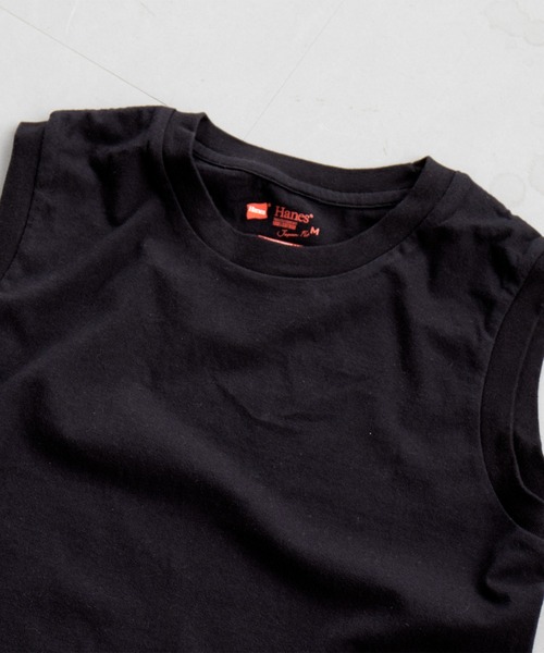 HANES(ヘインズ)の「【Hanes / ヘインズ】クルーネックノースリーブTシャツ/コットン100/ノースリーブ【2枚組】【WEB限定】(Tシャツ/カットソー・レディース・その他1/その他2/その他3・M)」の8枚目の写真