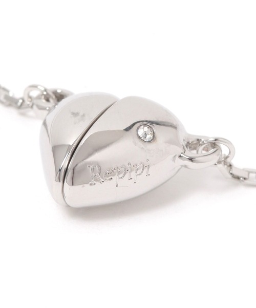 repipi armario（レピピ アルマリオ）の「プックリハートマグネックレス（ネックレス・キッズ・シルバー・FREE）」の9枚目の写真