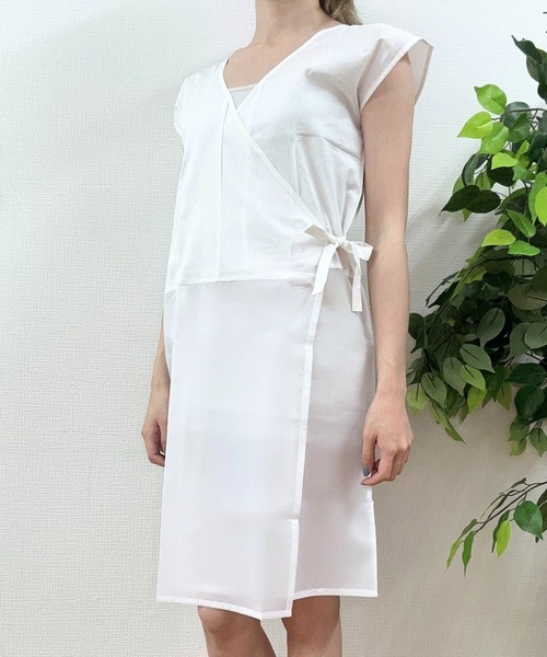 CELEN（セレン）の「【浴衣小物】浴衣フレンチスリーブ肌着 着物スリップ 単品（襦袢/肌襦袢）（和装小物・レディース・ホワイト・FREE）」の2枚目の写真