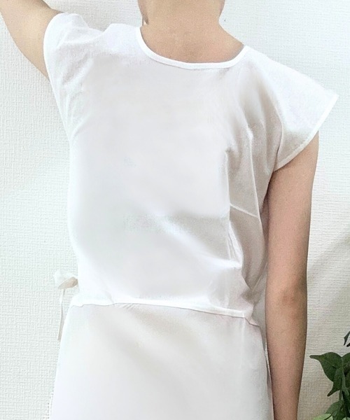 CELEN（セレン）の「【浴衣小物】浴衣フレンチスリーブ肌着 着物スリップ 単品（襦袢/肌襦袢）（和装小物・レディース・ホワイト・FREE）」の7枚目の写真