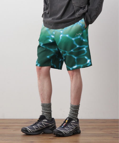 MANASTASH（マナスタッシュ）の「MANASTASH/マナスタッシュ/LITHIUM TIE DYE SHORT（その他パンツ・メンズ・ブラック/パープル/グリーン・S/M/L/XL）」の3枚目の写真