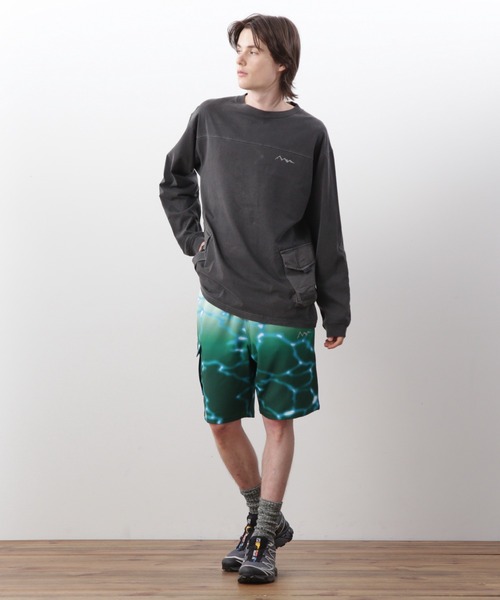 MANASTASH（マナスタッシュ）の「MANASTASH/マナスタッシュ/LITHIUM TIE DYE SHORT（その他パンツ・メンズ・ブラック/パープル/グリーン・S/M/L/XL）」の14枚目の写真