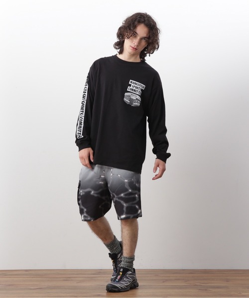 MANASTASH（マナスタッシュ）の「MANASTASH/マナスタッシュ/LITHIUM TIE DYE SHORT（その他パンツ・メンズ・ブラック/パープル/グリーン・S/M/L/XL）」の15枚目の写真