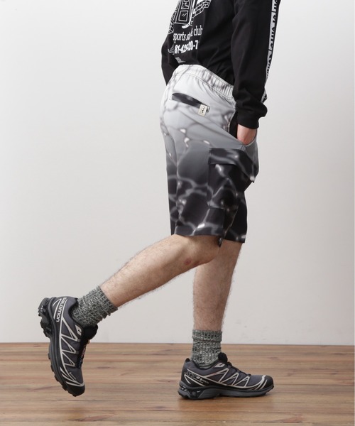 MANASTASH（マナスタッシュ）の「MANASTASH/マナスタッシュ/LITHIUM TIE DYE SHORT（その他パンツ・メンズ・ブラック/パープル/グリーン・S/M/L/XL）」の16枚目の写真