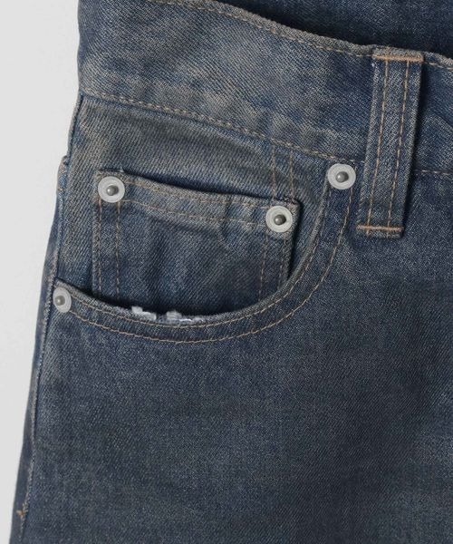 JEANASIS（ジーナシス）の「グランジカーブデニム/450208（デニムパンツ・レディース・ブルー/ワンウォッシュ・SMALL/MEDIUM）」の17枚目の写真
