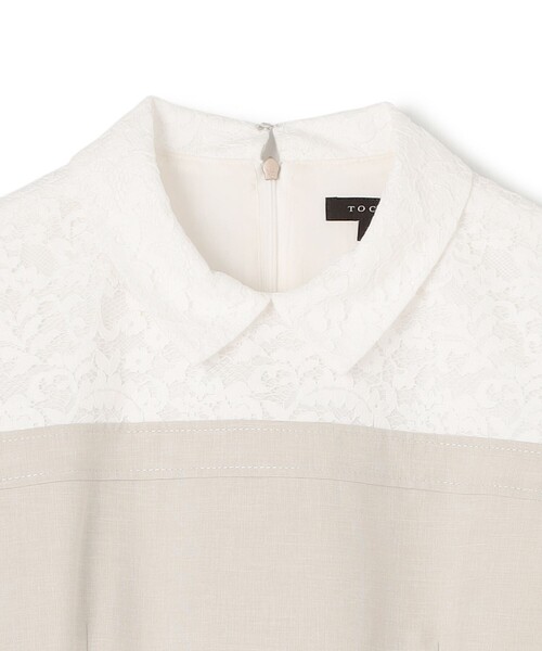 TOCCA(トッカ)の「LACE A LA CARTE ドレス(ワンピース・レディース・グレー系/ブラック系・0/2/4/6)」の14枚目の写真