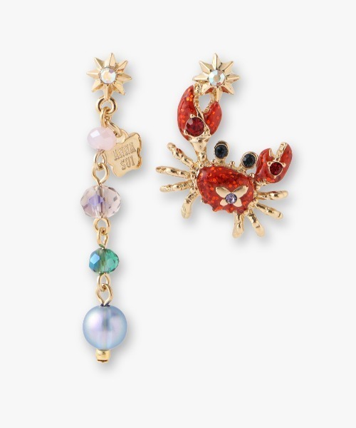 ANNA SUI アナスイ ピアス カニモチーフ ピアス（ピアス（両耳用））｜ANNA SUI（アナスイ