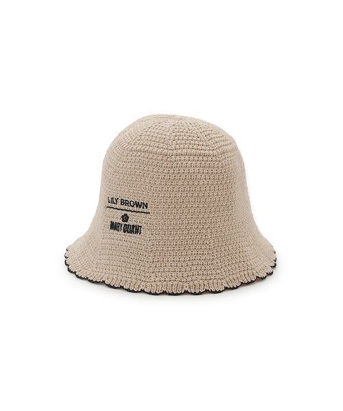 LILY BROWN（リリー ブラウン）  リボン付きサマーバケットハット　新品 LILY BROWN（リリーブラウン）の「リボン付きサマーバケット