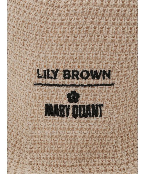 LILY BROWN（リリーブラウン）の「【LILY BROWN×MARY QUANT】サマーバケットハット（ハット・レディース・ホワイト/ベージュ/ブラック・FREE）」の15枚目の写真