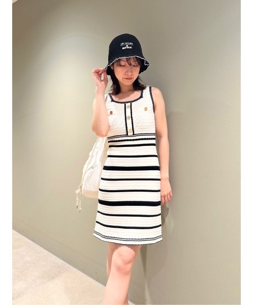 LILY BROWN（リリーブラウン）の「【LILY BROWN×MARY QUANT】サマーバケットハット（ハット・レディース・ホワイト/ベージュ/ブラック・FREE）」の11枚目の写真