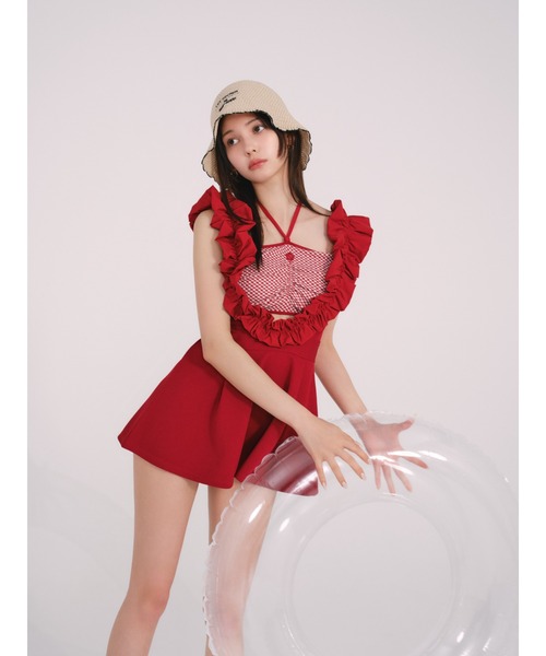 LILY BROWN（リリーブラウン）の「【LILY BROWN×MARY QUANT】サマーバケットハット（ハット・レディース・ホワイト/ベージュ/ブラック・FREE）」の4枚目の写真