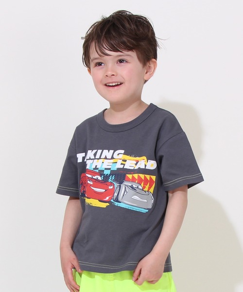 綿100％】 ディズニー カーズ ヴィンテージ風Tシャツ 0511K（Tシャツ