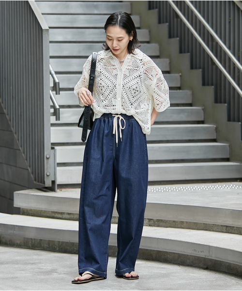 JOURNAL STANDARD☆エンブロイダリークロシェシャツ セール】エンブロイダリークロシェシャツ（カーディガン/ボレロ
