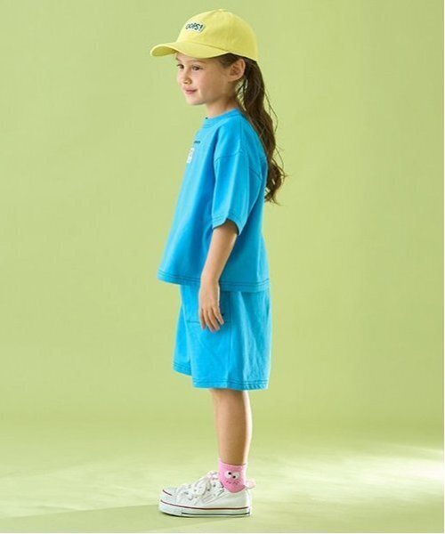 b・ROOM(ビールーム)の「【セットアップ可能】【カイテキ天竺】配色ステッチTシャツ【子供服】【キッズ】【男の子】【女の子】(Tシャツ/カットソー・キッズ・オリーブ/ブラック/ダークブルー/ホワイト系その他/モスグリーン/ダークブラウン/パープル系その他・120cm/150cm/110cm/130cm/100cm/140cm)」の12枚目の写真