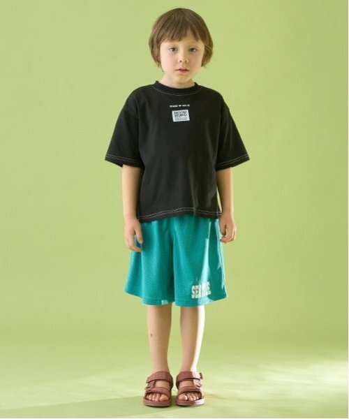 b・ROOM(ビールーム)の「【セットアップ可能】【カイテキ天竺】配色ステッチTシャツ【子供服】【キッズ】【男の子】【女の子】(Tシャツ/カットソー・キッズ・オリーブ/ブラック/ダークブルー/ホワイト系その他/モスグリーン/ダークブラウン/パープル系その他・120cm/150cm/110cm/130cm/100cm/140cm)」の18枚目の写真