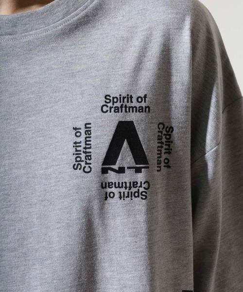 FUNALIVE（ファンアライブ）の「ANT　INDUSTRIAL DESIGN　ワイドTシャツ（Tシャツ/カットソー・メンズ・ブラック/ホワイト系その他2/杢グレー/スミクロ/ホワイト/ブラック系その他2・L/M/LL）」の21枚目の写真