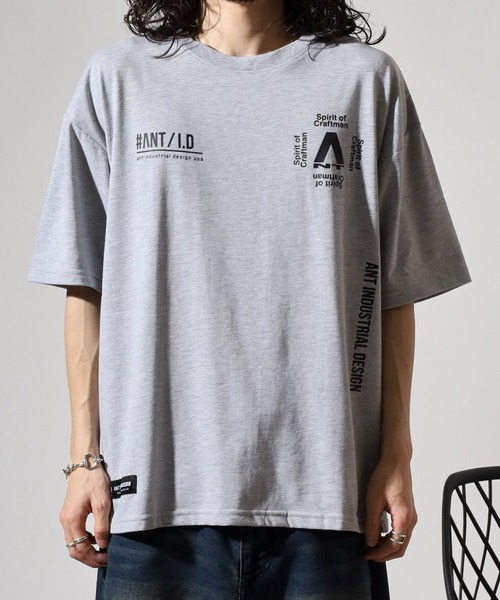 FUNALIVE（ファンアライブ）の「ANT　INDUSTRIAL DESIGN　ワイドTシャツ（Tシャツ/カットソー・メンズ・ブラック/ホワイト系その他2/杢グレー/スミクロ/ホワイト/ブラック系その他2・L/M/LL）」の16枚目の写真