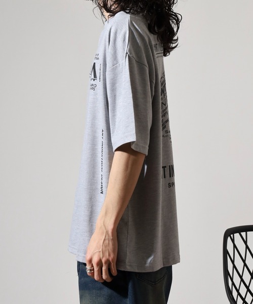 FUNALIVE（ファンアライブ）の「ANT　INDUSTRIAL DESIGN　ワイドTシャツ（Tシャツ/カットソー・メンズ・ブラック/ホワイト系その他2/杢グレー/スミクロ/ホワイト/ブラック系その他2・L/M/LL）」の17枚目の写真
