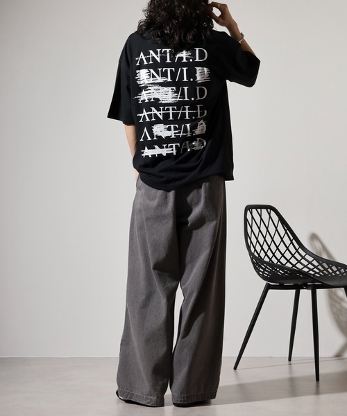 FUNALIVE（ファンアライブ）の「ANT　INDUSTRIAL DESIGN　ワイドTシャツ（Tシャツ/カットソー・メンズ・ブラック/ホワイト系その他2/杢グレー/スミクロ/ホワイト/ブラック系その他2・L/M/LL）」の15枚目の写真
