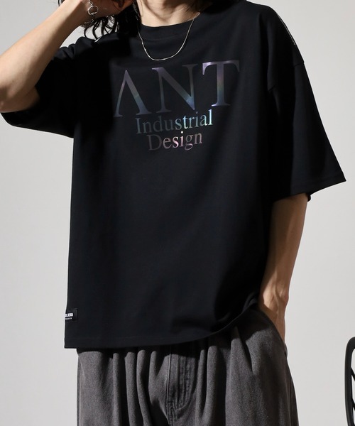 FUNALIVE（ファンアライブ）の「ANT　INDUSTRIAL DESIGN　ワイドTシャツ（Tシャツ/カットソー・メンズ・ブラック/ホワイト系その他2/杢グレー/スミクロ/ホワイト/ブラック系その他2・L/M/LL）」の11枚目の写真