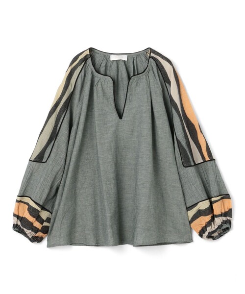 Devotion TWINS SERENE Vネックブラウス トゥモローランド セール】Devotion TWINS SERENE Vネックブラウス（シャツ/ブラウス