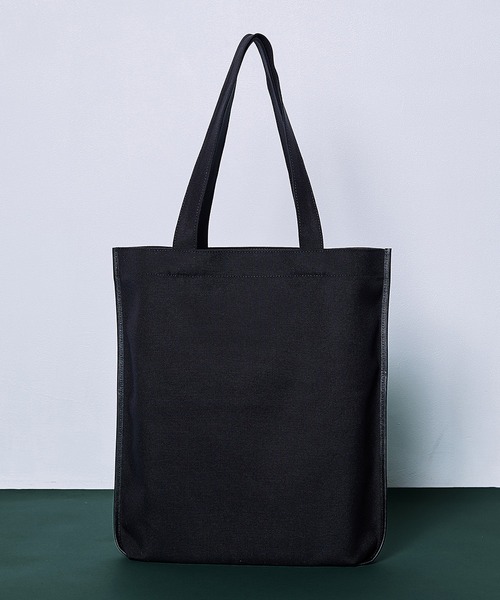 CULLNI(クルニ)の「【CULLNI】別注Leather Pocket Canvas Eco Tote(トートバッグ・メンズ・グレー/ブラック/ベージュ・フリー)」の16枚目の写真