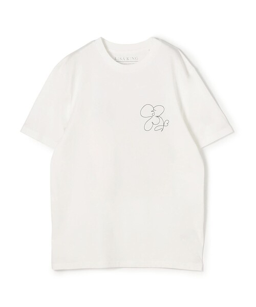 LISA KING(リサ キング)の「LISA KING 0000 ハーフスリーブプルオーバー(Tシャツ/カットソー・レディース・ホワイト系その他・S)」の1枚目の写真