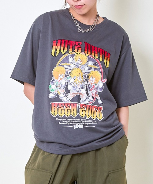 GORGE（ゴージ）の「アソートロゴ刺繍ptTシャツ（Tシャツ/カットソー・レディース・レッド/チャコール/ネイビー/オフホワイト・F）」の11枚目の写真