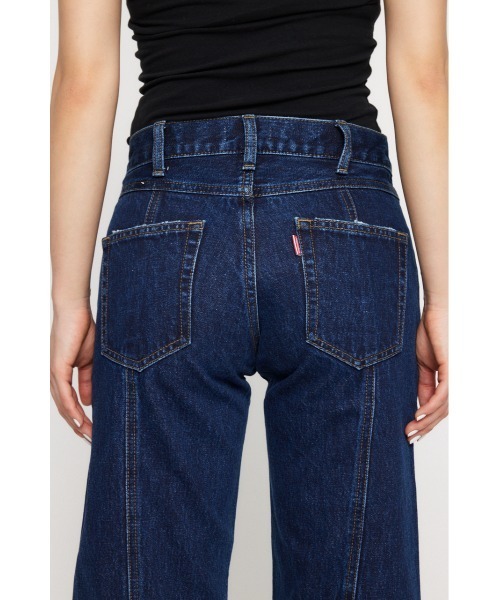 LAGUA GEM(ラグアジェム)の「ZIP POINT CROPPED デニム(デニムパンツ・レディース・ブルー/ブラック・X-SMALL/SMALL/MEDIUM)」の14枚目の写真
