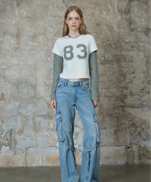 L13 STRIPE T-SHIRT（Tシャツ/カットソー）｜LARTIGENT
