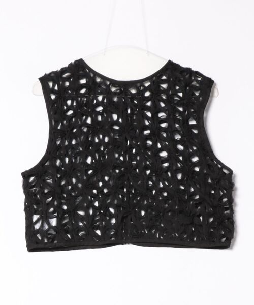 2way コード刺繍フラワーベスト（ベスト）｜en CAnAF