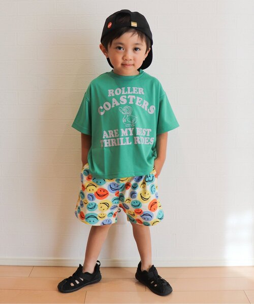BREEZE（ブリーズ）の「【吸水速乾】EASYドライ バリエーション半袖Tシャツ（Tシャツ/カットソー・キッズ・グレー/オフホワイト/サックスブルー/グリーン/ピンク/レインボー/ベージュ/チャコール/オレンジ/イエロー・80/90/100/110/120/130/140）」の12枚目の写真