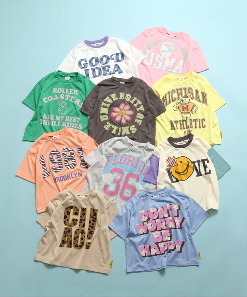 BREEZE（ブリーズ）の「【吸水速乾】EASYドライ バリエーション半袖Tシャツ（Tシャツ/カットソー・キッズ・グレー/オフホワイト/サックスブルー/グリーン/ピンク/レインボー/ベージュ/チャコール/オレンジ/イエロー・80/90/100/110/120/130/140）」の17枚目の写真