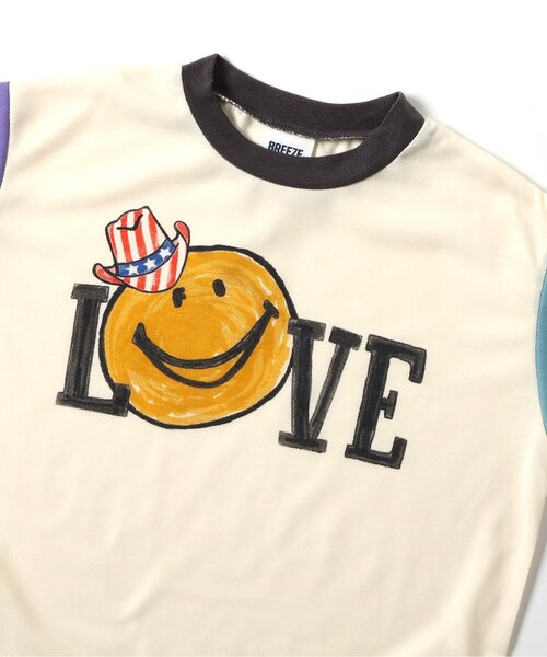 BREEZE（ブリーズ）の「【吸水速乾】EASYドライ バリエーション半袖Tシャツ（Tシャツ/カットソー・キッズ・グレー/オフホワイト/サックスブルー/グリーン/ピンク/レインボー/ベージュ/チャコール/オレンジ/イエロー・80/90/100/110/120/130/140）」の18枚目の写真