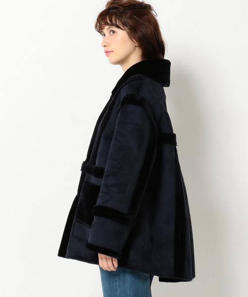 Another Edition(アナザーエディション)の「OKIRAKUフェイクムートンジャケット/BCOKIRAKU FAKE MTN JKT(その他アウター・レディース・ブラック/ネイビー・フリー)」の5枚目の写真