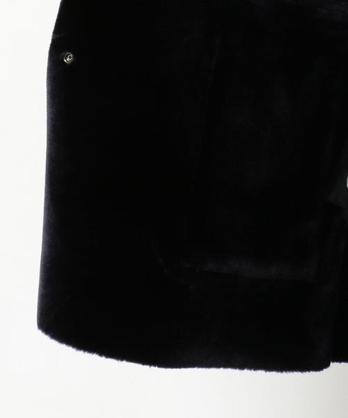 Another Edition(アナザーエディション)の「OKIRAKUフェイクムートンジャケット/BCOKIRAKU FAKE MTN JKT(その他アウター・レディース・ブラック/ネイビー・フリー)」の14枚目の写真