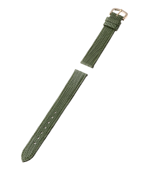 HIROB(ヒロブ)の「lizard leather belt 15mm(アナログ腕時計・レディース・グリーン/キャメル/ブラウン/ネイビー/アイボリー・FREE)」の3枚目の写真
