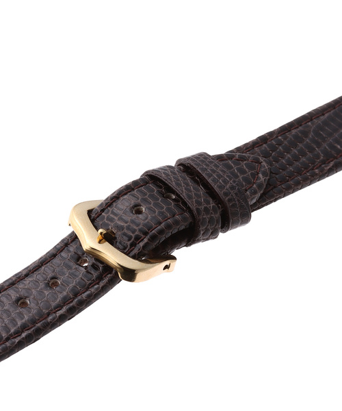 HIROB(ヒロブ)の「lizard leather belt 15mm(アナログ腕時計・レディース・グリーン/キャメル/ブラウン/ネイビー/アイボリー・FREE)」の7枚目の写真