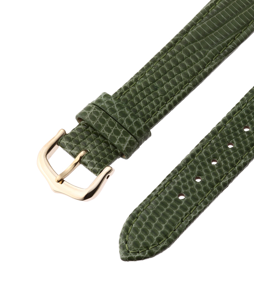 HIROB(ヒロブ)の「lizard leather belt 15mm(アナログ腕時計・レディース・グリーン/キャメル/ブラウン/ネイビー/アイボリー・FREE)」の12枚目の写真