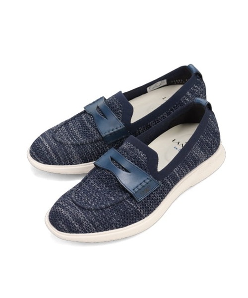 LANVIN en Bleu(ランバンオンブルー)の「ランバンオンブルー LANVIN en Bleu スリッポンカジュアルシューズ 86582(その他シューズ・メンズ・ブラック/ベージュ/ネイビー・26.5cm/26cm/25.5cm/25cm/27cm/24.5cm)」の3枚目の写真